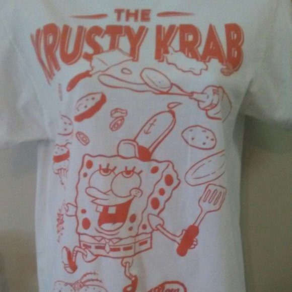 Nickelodeon Spongebob tee - The Krusty Krab - size small - boy/unisex - Picture 2 of 5